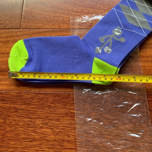 NEW Unisex Calf/Over the Calf Robot Cotton Socks, Green, Blue, and Grey Colors - Picture 6 of 6